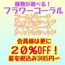 画像1: お買い得！　選べるフラワーコーラル (1)
